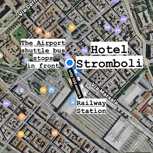 Hotell Stromboli, Rom